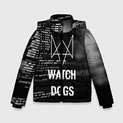 Куртка зимняя для мальчика Watch Dogs: Hacker, цвет: 3D-светло-серый