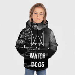 Куртка зимняя для мальчика Watch Dogs: Hacker, цвет: 3D-красный — фото 2