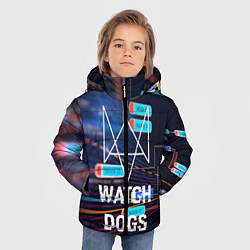 Куртка зимняя для мальчика Watch Dogs, цвет: 3D-черный — фото 2