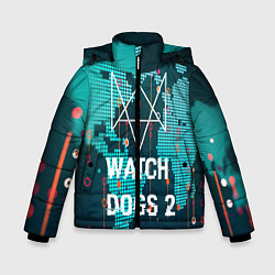 Куртка зимняя для мальчика Watch Dogs 2: Network Hack, цвет: 3D-светло-серый