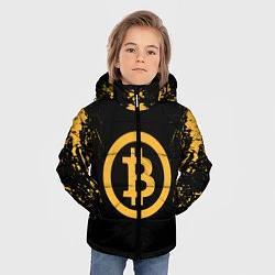Куртка зимняя для мальчика Bitcoin Master, цвет: 3D-светло-серый — фото 2