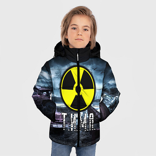 Зимняя куртка для мальчика S.T.A.L.K.E.R: Тима / 3D-Светло-серый – фото 3