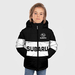 Куртка зимняя для мальчика Subaru: Black Sport, цвет: 3D-светло-серый — фото 2