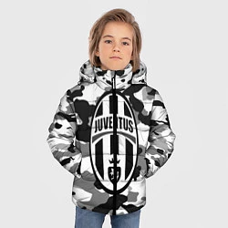 Куртка зимняя для мальчика FC Juventus: Camouflage, цвет: 3D-красный — фото 2