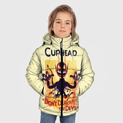 Куртка зимняя для мальчика Cuphead: Magic of the Devil, цвет: 3D-светло-серый — фото 2