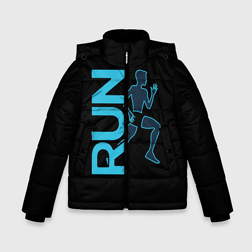 Зимняя куртка для мальчика RUN: Black Style / 3D-Красный – фото 1