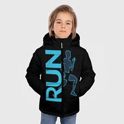 Куртка зимняя для мальчика RUN: Black Style, цвет: 3D-красный — фото 2