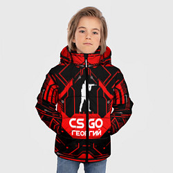 Куртка зимняя для мальчика CS:GO - Георгий, цвет: 3D-черный — фото 2