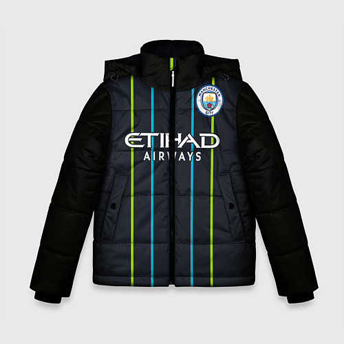 Зимняя куртка для мальчика FC Manchester City: Away 18/19 / 3D-Красный – фото 1