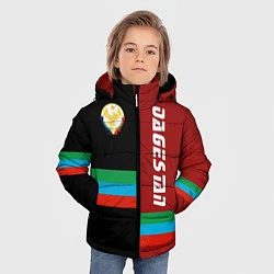 Куртка зимняя для мальчика Dagestan, цвет: 3D-красный — фото 2
