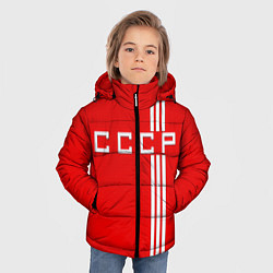 Куртка зимняя для мальчика Cборная СССР, цвет: 3D-черный — фото 2