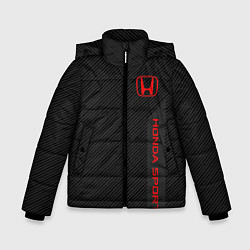 Куртка зимняя для мальчика Honda: Sport Line, цвет: 3D-черный