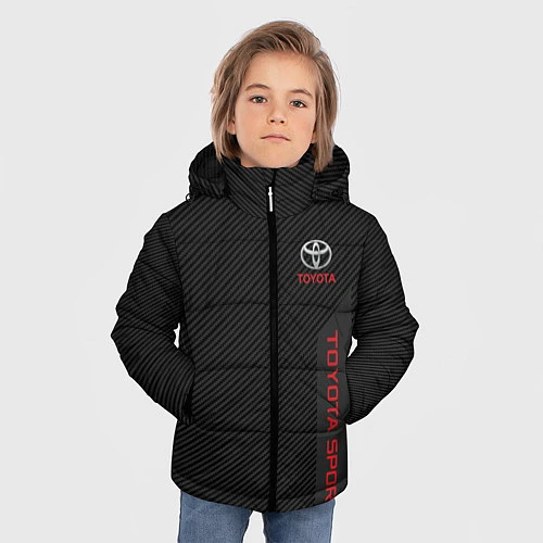 Зимняя куртка для мальчика Toyota: Sport Line / 3D-Светло-серый – фото 3