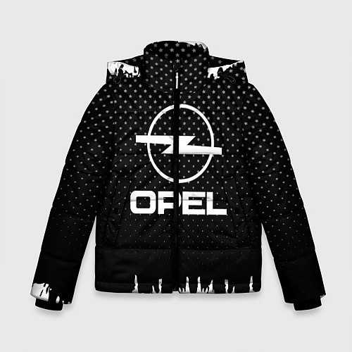 Зимняя куртка для мальчика Opel: Black Side / 3D-Красный – фото 1