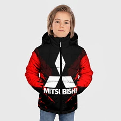 Куртка зимняя для мальчика Mitsubishi: Red Anger, цвет: 3D-светло-серый — фото 2