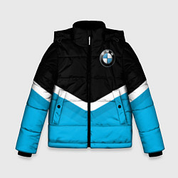 Куртка зимняя для мальчика BMW Black & Blue, цвет: 3D-черный