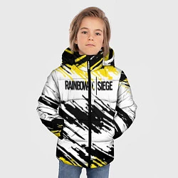 Куртка зимняя для мальчика Rainbow Six Siege: Yellow, цвет: 3D-светло-серый — фото 2