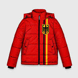 Куртка зимняя для мальчика Германия, цвет: 3D-черный