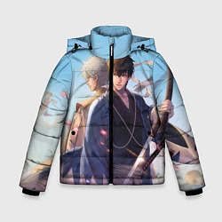 Куртка зимняя для мальчика Gintama, цвет: 3D-светло-серый