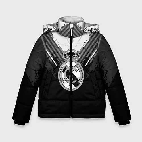 Зимняя куртка для мальчика FC Real Madrid: Black Style / 3D-Красный – фото 1