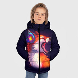Куртка зимняя для мальчика Disco Fox, цвет: 3D-светло-серый — фото 2