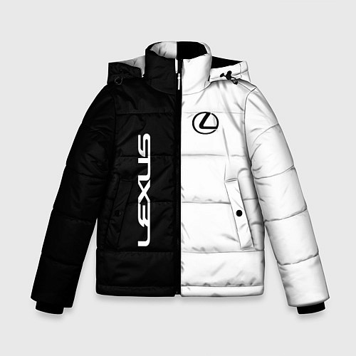 Зимняя куртка для мальчика Lexus: Black & White / 3D-Красный – фото 1