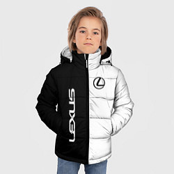 Куртка зимняя для мальчика Lexus: Black & White, цвет: 3D-черный — фото 2