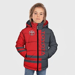 Куртка зимняя для мальчика Toyota, цвет: 3D-светло-серый — фото 2