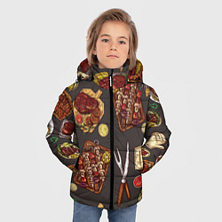 Куртка зимняя для мальчика Шашлычное раздолье, цвет: 3D-красный — фото 2