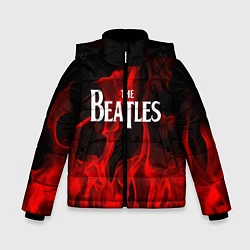 Куртка зимняя для мальчика The Beatles: Red Flame, цвет: 3D-черный