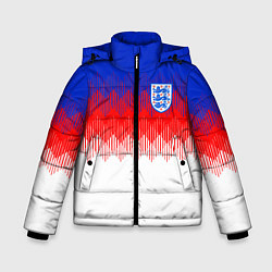 Куртка зимняя для мальчика Сборная Англии: Тренировочная ЧМ-2018, цвет: 3D-красный