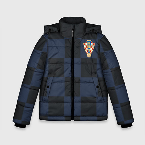 Зимняя куртка для мальчика Сборная Хорватии: Гостевая ЧМ-2018 / 3D-Красный – фото 1