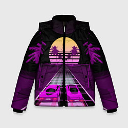 Куртка зимняя для мальчика Digital Race, цвет: 3D-черный