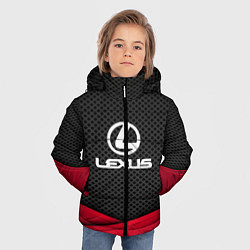 Куртка зимняя для мальчика Lexus: Grey Carbon, цвет: 3D-светло-серый — фото 2