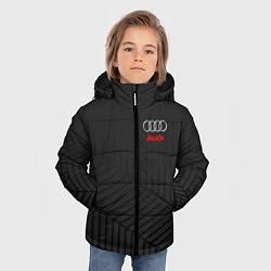 Куртка зимняя для мальчика Audi: Grey Collection, цвет: 3D-черный — фото 2