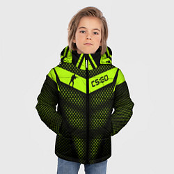 Куртка зимняя для мальчика CS:GO Carbon Form, цвет: 3D-красный — фото 2