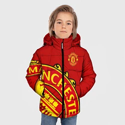 Куртка зимняя для мальчика FC Man United: Red Exclusive, цвет: 3D-черный — фото 2