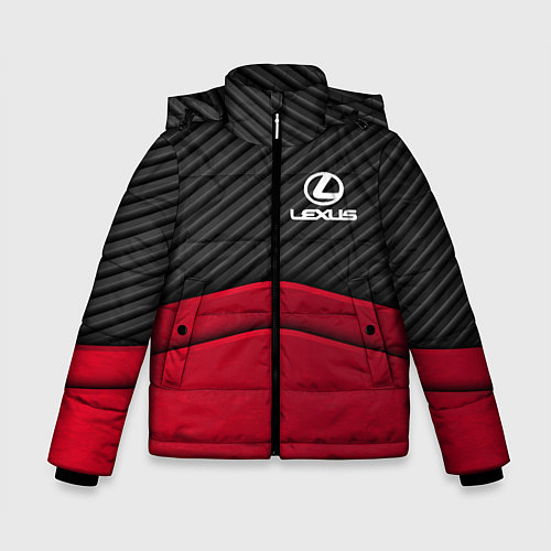 Зимняя куртка для мальчика Lexus: Red Carbon / 3D-Красный – фото 1