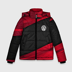Куртка зимняя для мальчика Volkswagen: Red Sport, цвет: 3D-черный