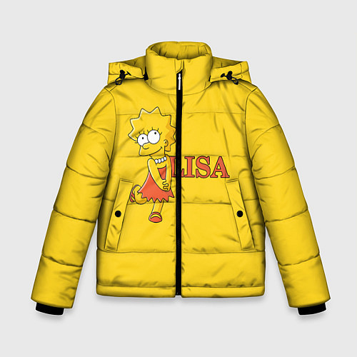 Зимняя куртка для мальчика Lisa Simpson / 3D-Красный – фото 1