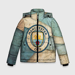 Куртка зимняя для мальчика FC Man City: Old Style, цвет: 3D-черный