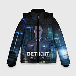 Куртка зимняя для мальчика Detroit: Connor, цвет: 3D-черный