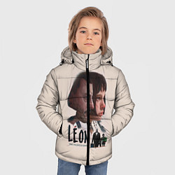 Куртка зимняя для мальчика Leon, цвет: 3D-черный — фото 2