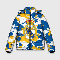 Куртка зимняя для мальчика Real Madrid: Camo, цвет: 3D-красный