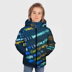 Куртка зимняя для мальчика Programming Collection, цвет: 3D-черный — фото 2