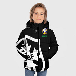 Куртка зимняя для мальчика Brazil Team: Exclusive, цвет: 3D-светло-серый — фото 2