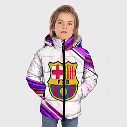 Куртка зимняя для мальчика Barcelona, цвет: 3D-черный — фото 2