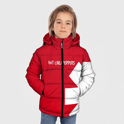 Зимняя куртка для мальчика RHCP: Red Style / 3D-Светло-серый – фото 3
