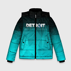 Куртка зимняя для мальчика Detroit: Become Human, цвет: 3D-светло-серый