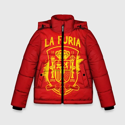 Зимняя куртка для мальчика La Furia / 3D-Красный – фото 1